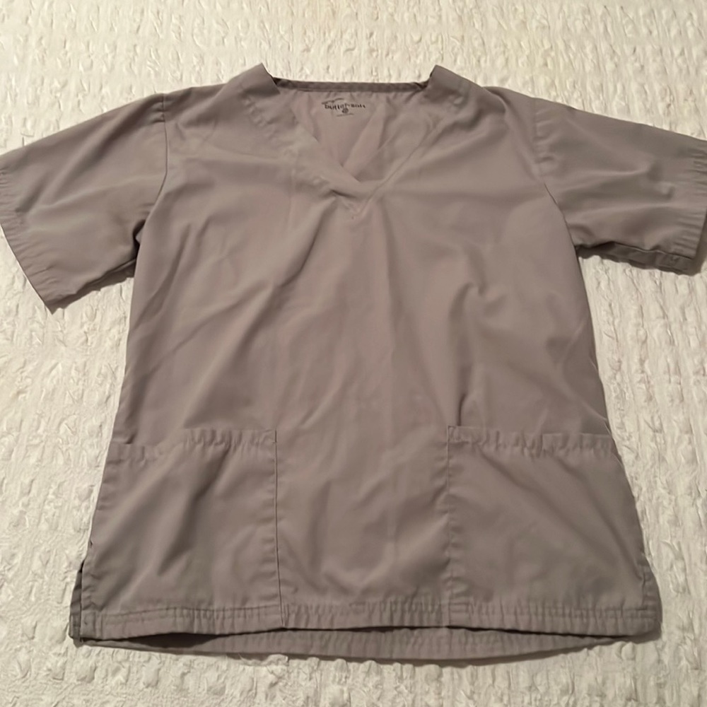 Grey Scrub Top